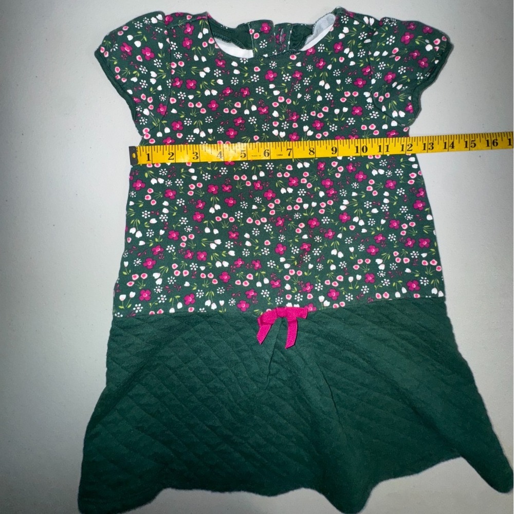 Gymboree Girl 4T/4 Dress & Leggings Set Quilted Plum Pony Floral Causal Everyday - Picture 5 of 14